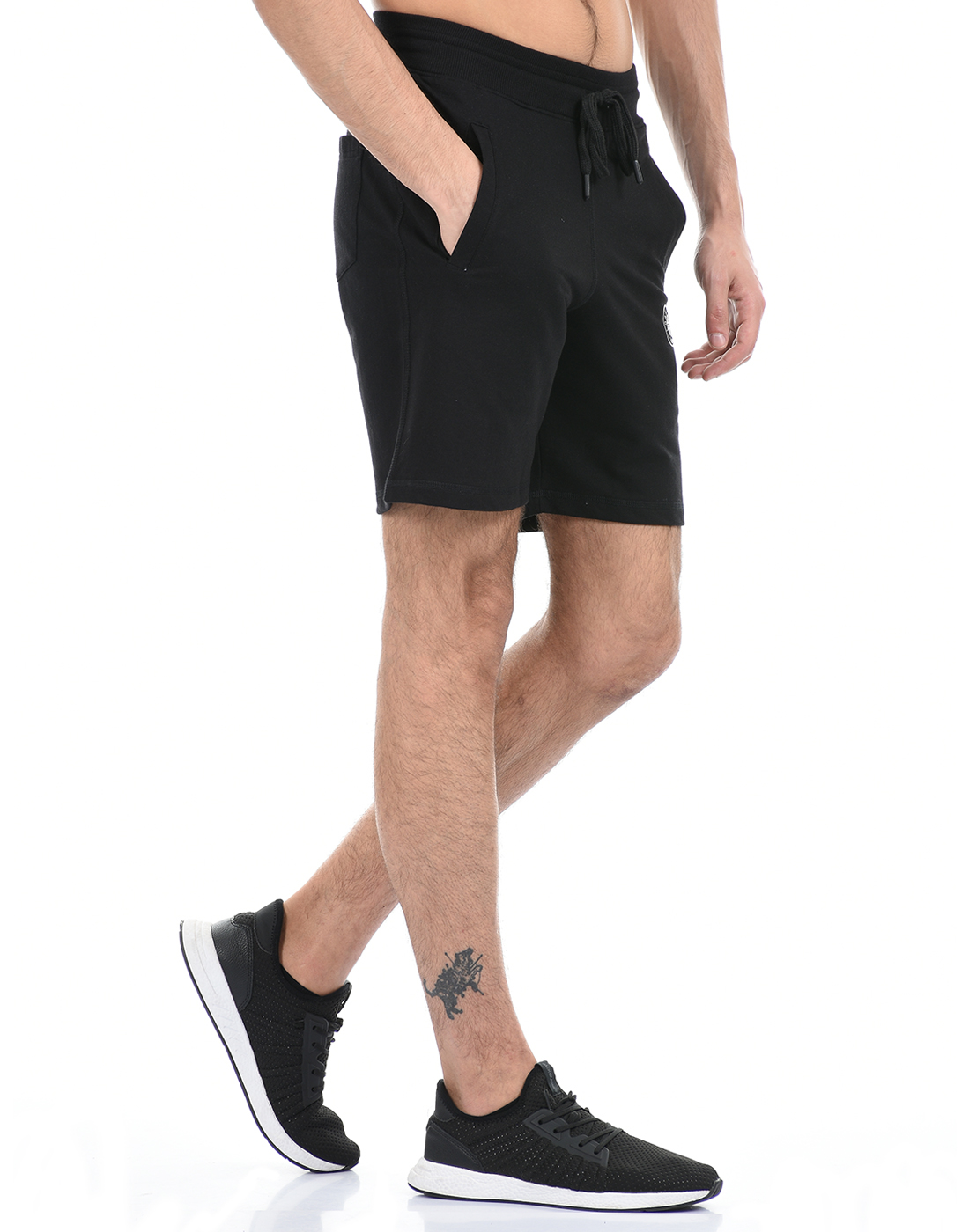 Cloak & Decker by Monte Carlo Men Black Bermuda Shorts